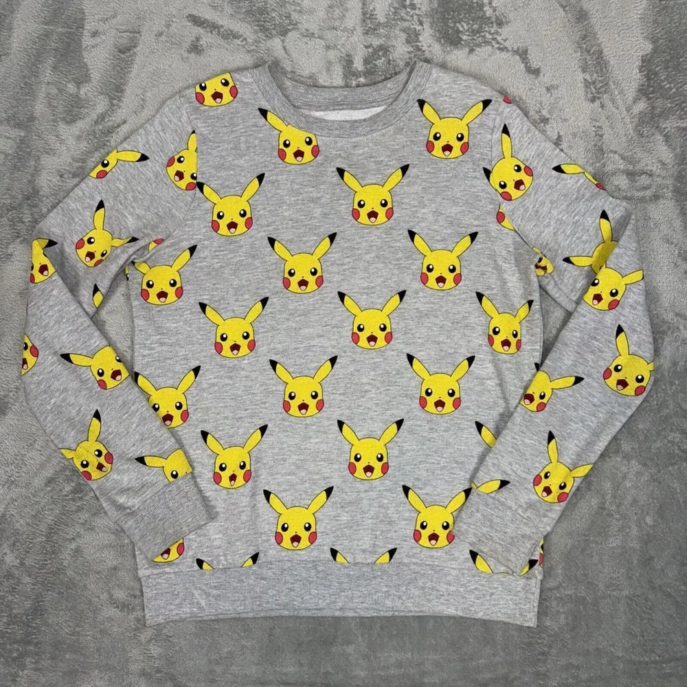Doe Presents Pokemon Pikachu sweatshirt‎ crewneck Small